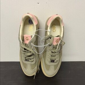 Guess Olive and Pink Women's Sneakers